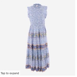 NWT Calypso St. Barth Boho Blockprint Maxi Dress XL